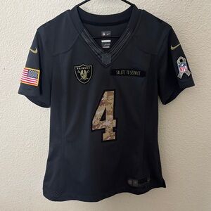 Nike Black Raiders Salute to Service Jersey